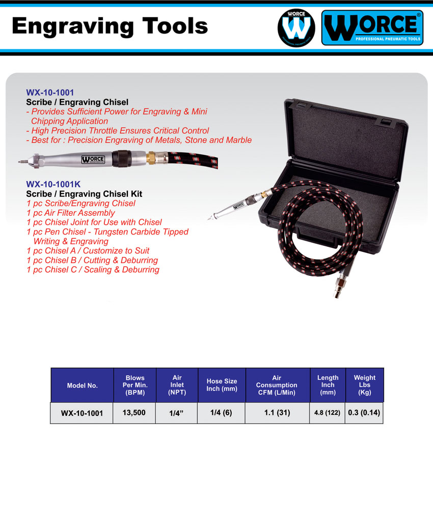 قلم حکاکی بادی ورث WX-10-1001