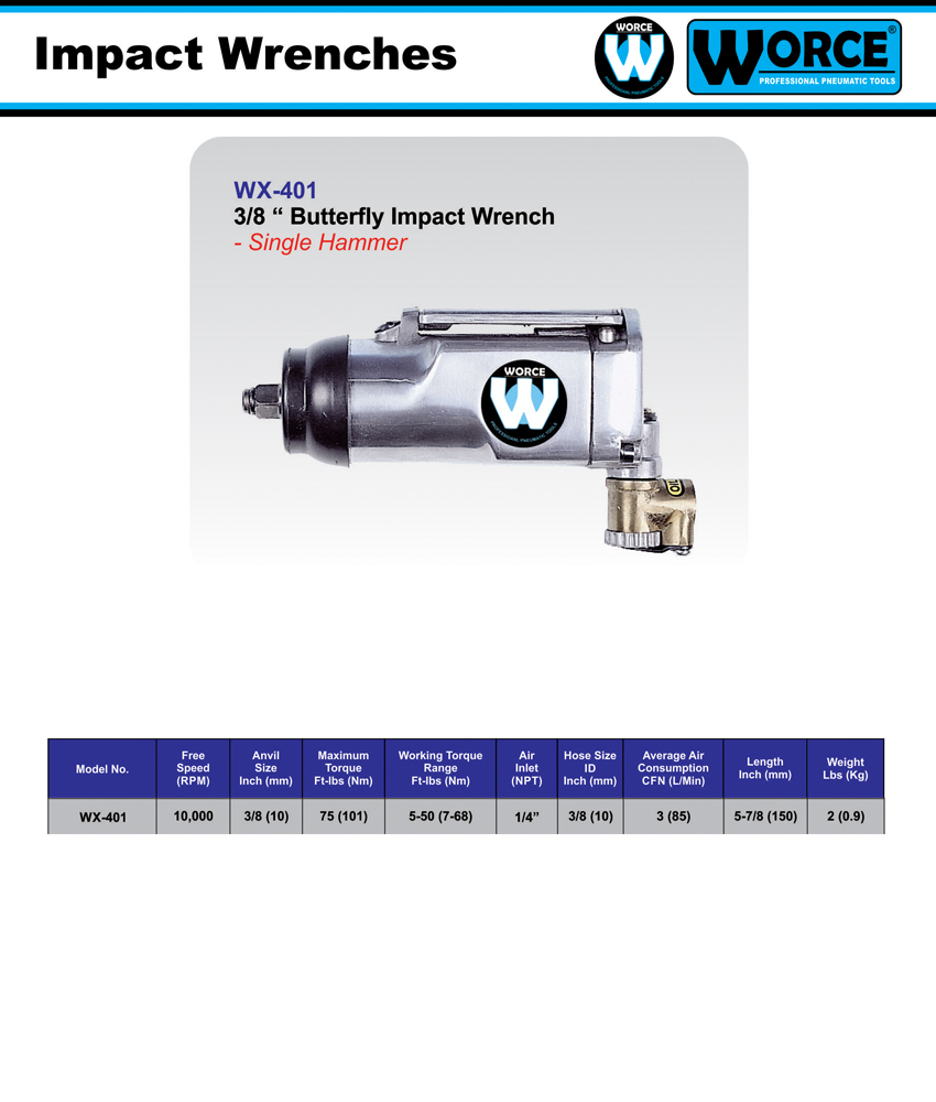 بکس بادی 3/8 اینچ ورث WX-401