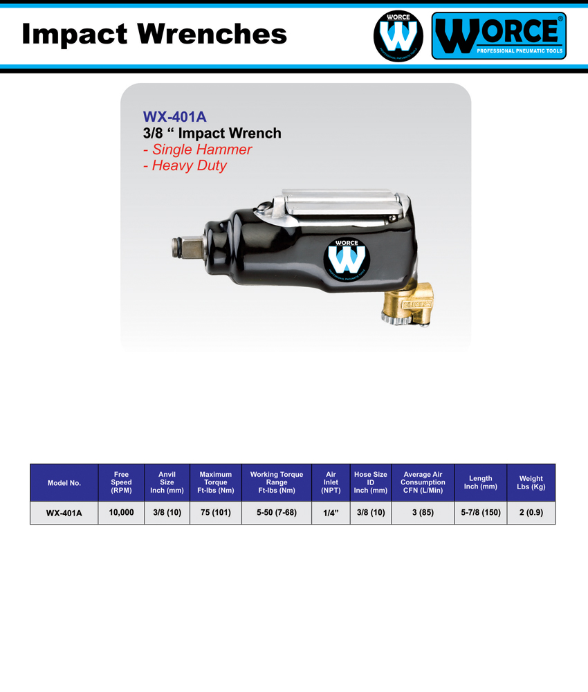 بکس بادی 3/8 اینچ ورث WX-401A