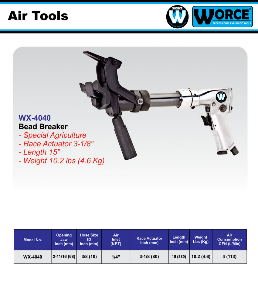 مهره شکن بادی ورث WX-4040