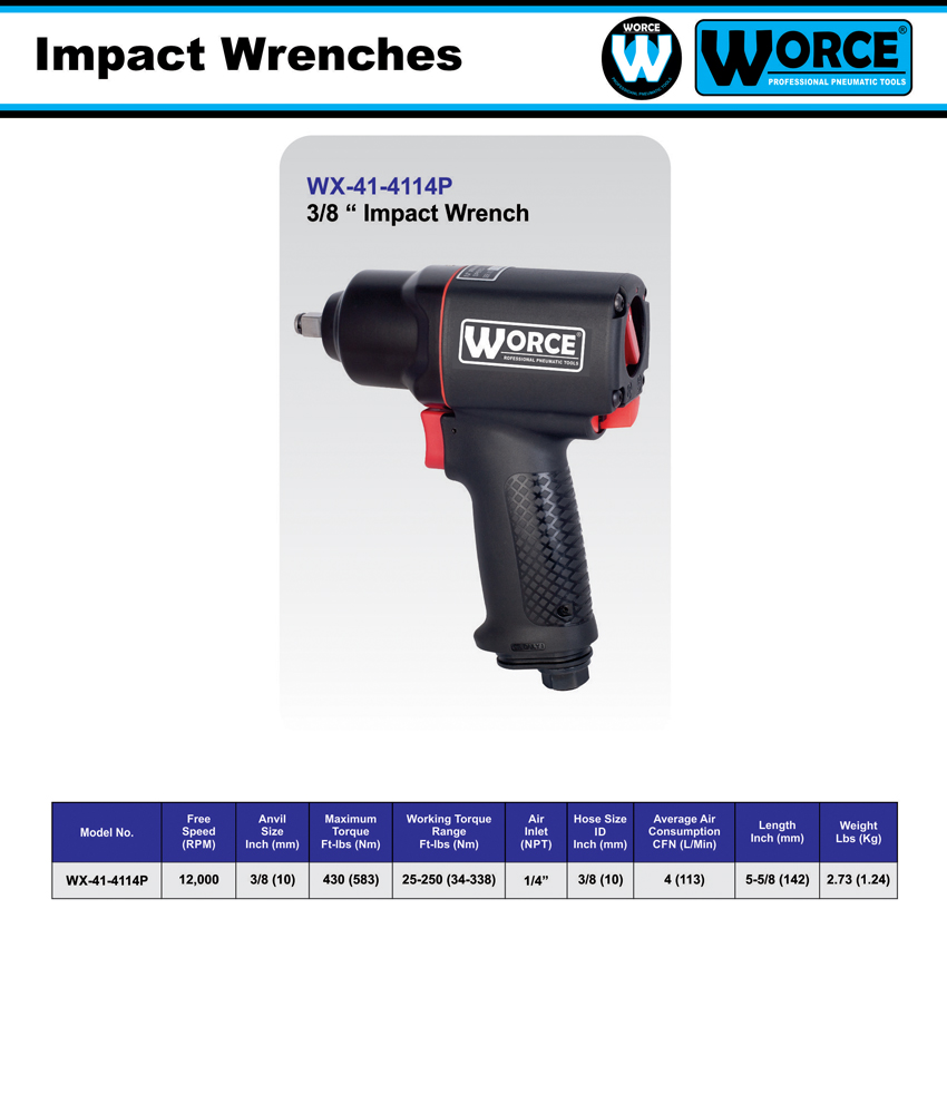 بکس بادی 3/8 اینچ ورث WX-41-4114P