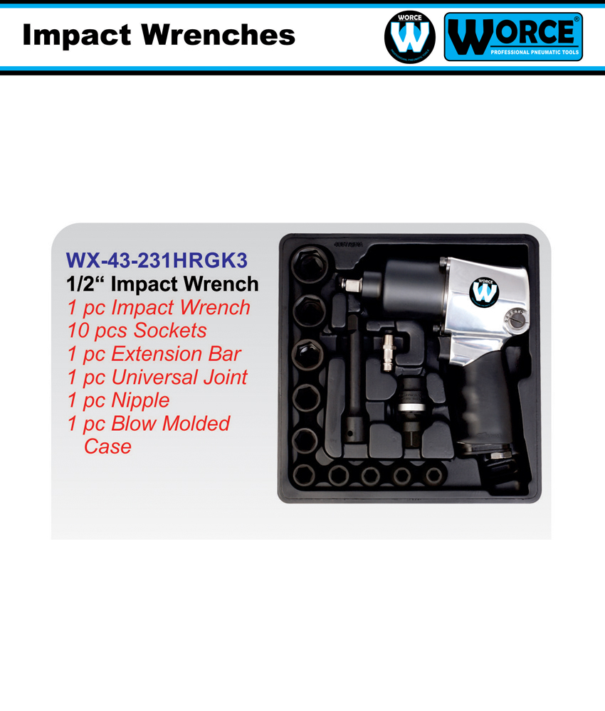 بکس بادی 1/2 اینچ ورث WX-43-231HRGK3