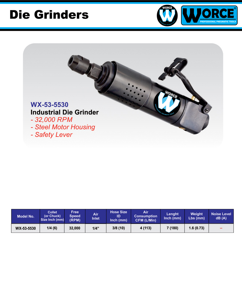فرز انگشتی بادی ورث WX-53-5530