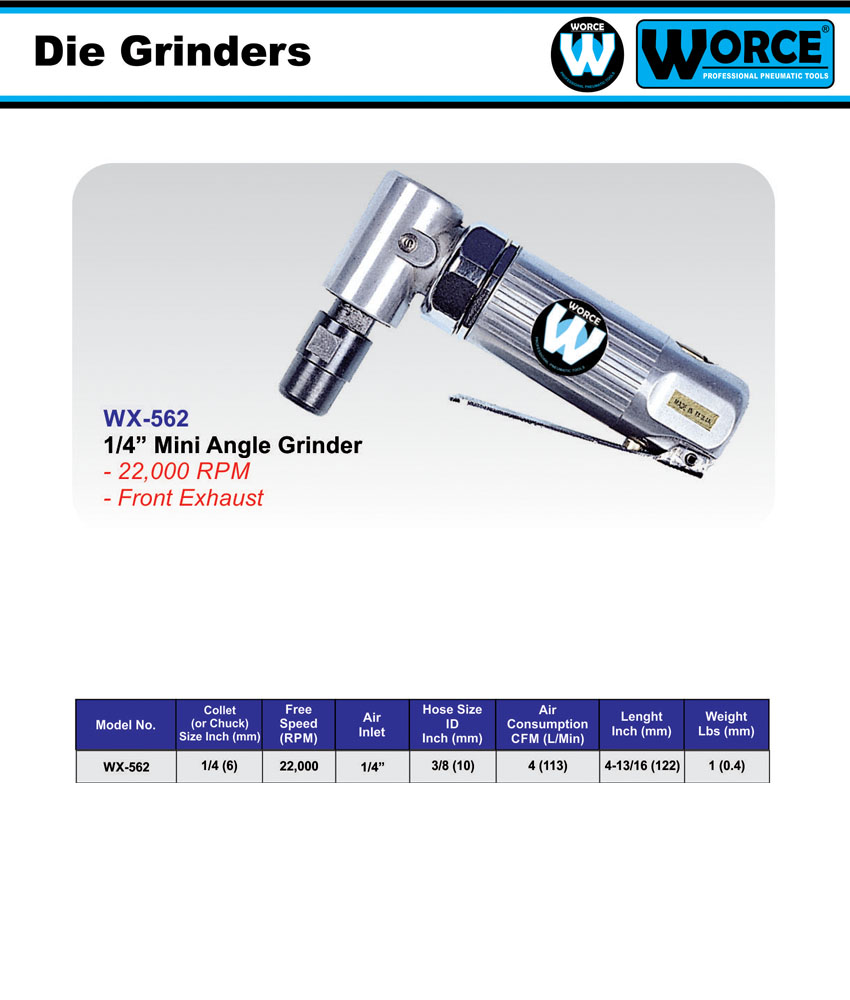 فرز انگشتی بادی ورث WX-562