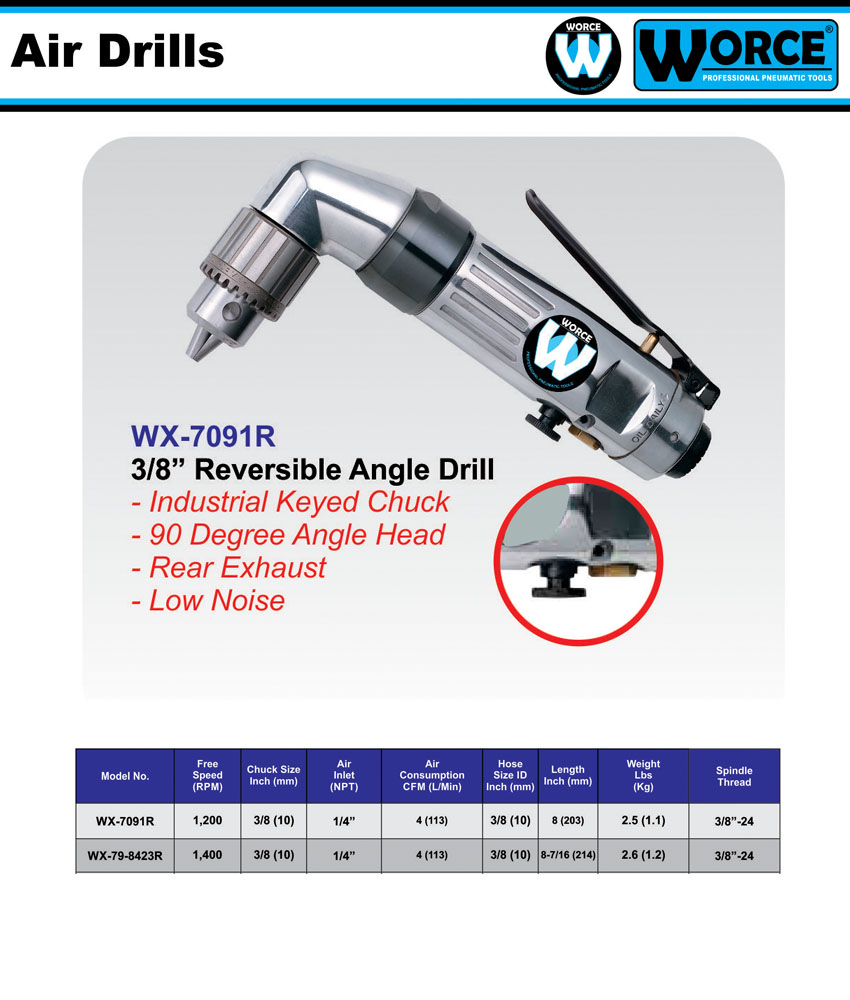 دریل بادی سرکج ورث WX-7091R