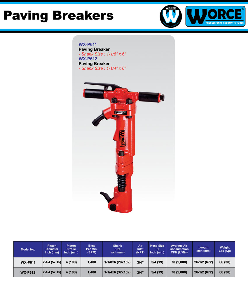 چکش بادی ورث WX-P611